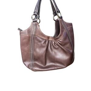 Vintage Sabrina Scala leather handbag